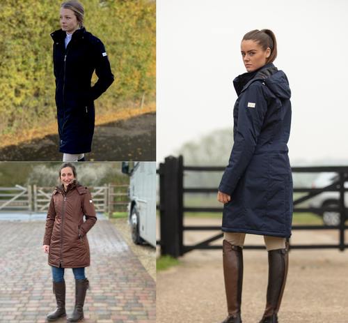 Long Waterproof Yard Coat Navy 