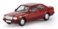 Brekina 13201 - Mercedes Benz 190 E (W201), rouge - HO (1:87)
