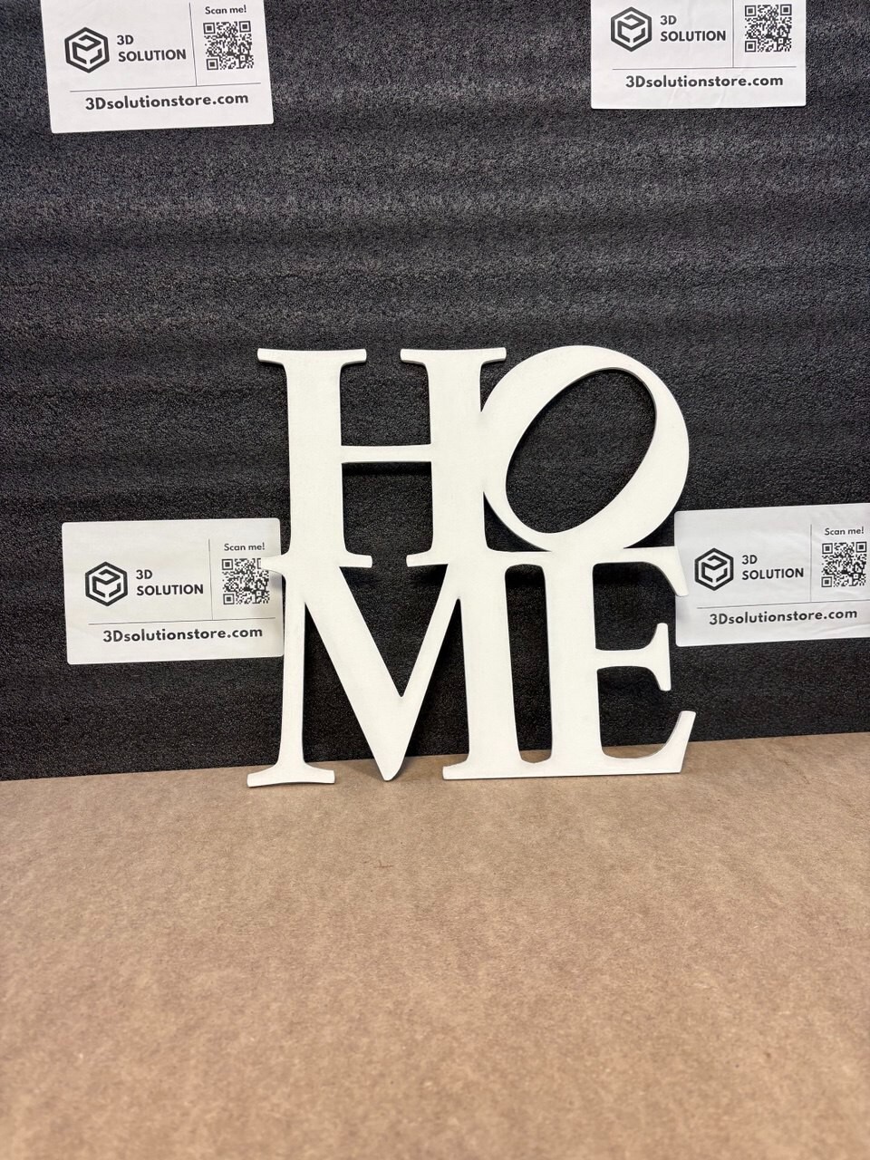 HOME Schriftzug aus Pappelholz - Wanddeko Haus Eingang Geschenk