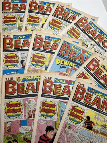11 x BEANO COMICS Konvolut / Restposten 1988-1989 - Vintage 80er Nostalgie