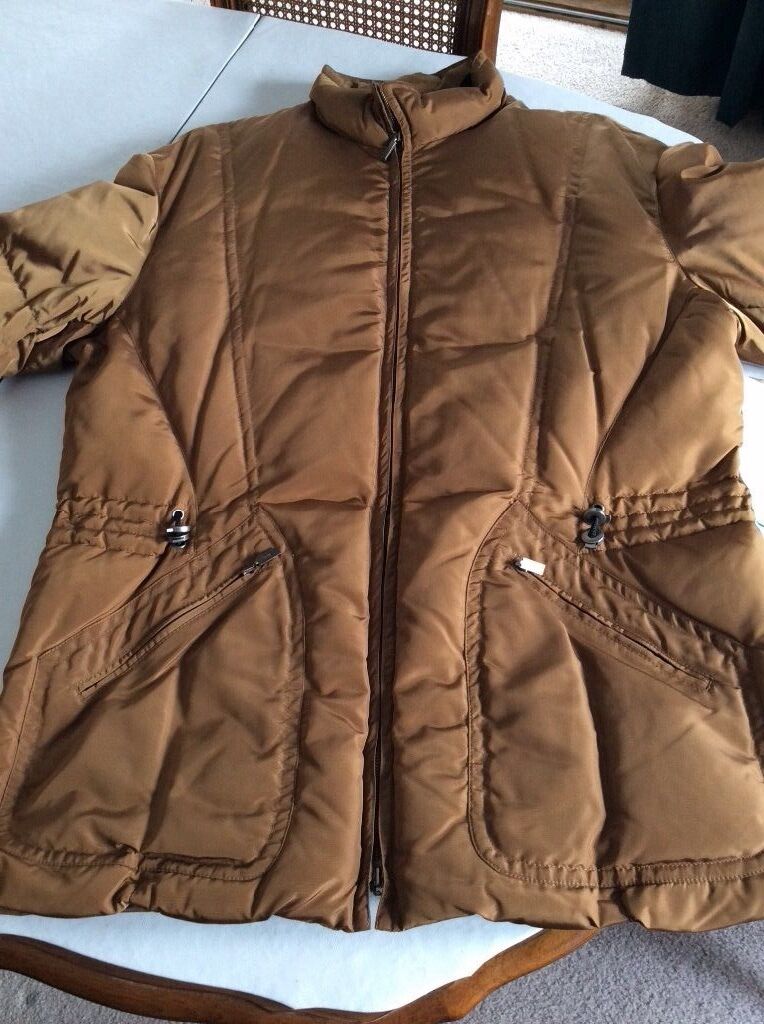 Donna Karan Collection XL Men's Coopery/Brown Parka Coat