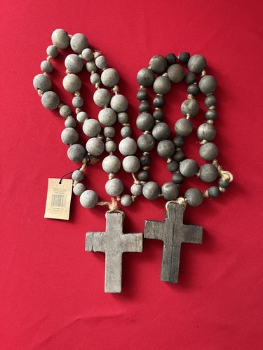 Two (2) 36” Wooden Prayer Beads with 4“ Cross, NWT/NWOT - Picture 4 of 6