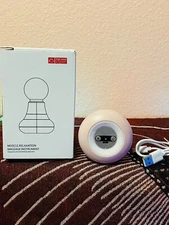 NEW Mini Handheld Massager Muscle Relaxation Circular Cordless Fascia Vibration