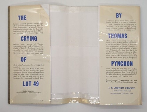 The Crying of Lot 49 by Thomas Pynchon (1966, Lippincott) - Imagen 9 de 9