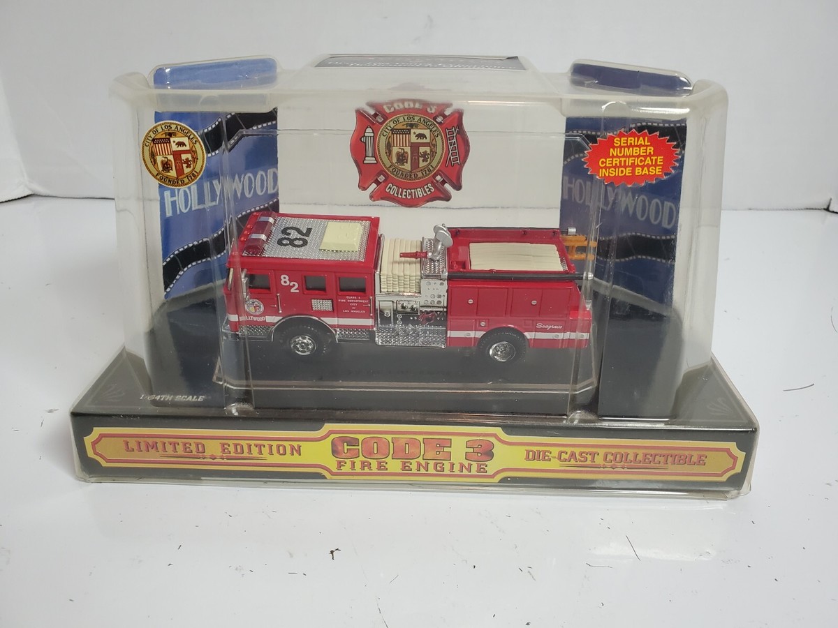 Code 3 Diecast Los Angeles Fire Department 27 Seagrave Pumper Ltd