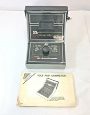 Kal-Equip Co. 2881 Basic VOLT-AMP-OHM Meter Hook-Ups with Manual #5857