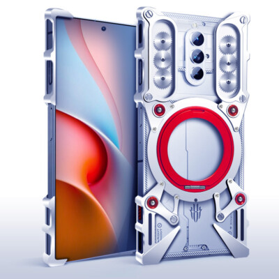Ring Magsafe Case For ZTE Nubia Red Magic 8 9 S Pro+ Aluminum Metal Bumper Cover
