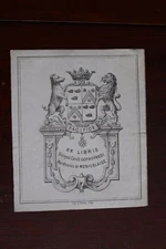 ✒ EX LIBRIS Dionysii Caroli Gothofredi i.e. Denys-Charles Godefroy-Menilglaise