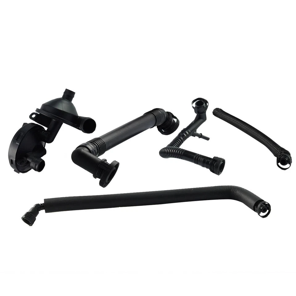 Se adapta a BMW E46 Z4 X3 320i 325i 330i PCV cárter válvula de ventilación y kit de manguera de respirador Foto 3 de 4