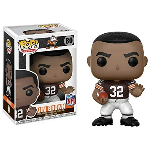 Funko POP! NFL JIM BROWN Figure #80 w/ Protector