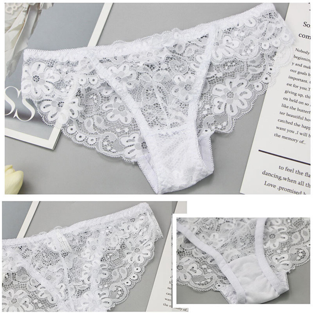 Sexy Embroidery Floral Lace Padded Push Up Plunge Bra Set Lingerie Underwear  N