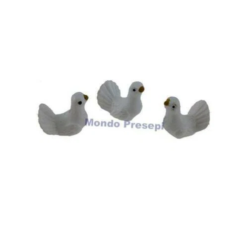 Statuine bianchi per il presepe