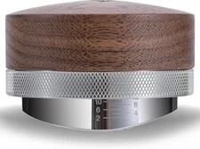 Knodos 585mm Espresso Distribution Tool Stainless Steel Adjustable Wooden Coffee