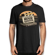 I Speak Fluent Movie Quotes T-shirt - Vinatge Movies Lover Retro Graphic Tee