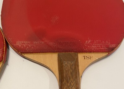 Vintage TSP JTTAA Wooden Table Tennis Rackets Lot Of 2 Yamato Co