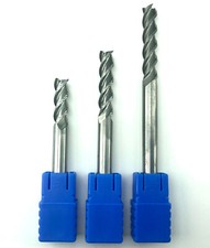 Image of 3 Flute Carbide End Mills 45deg Helix For Aluminium 1 - 20mm