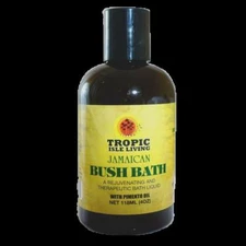 Tropic Isle Living Jamaican Bush Bath Liquid with Pimento Oil 4 oz (Original)