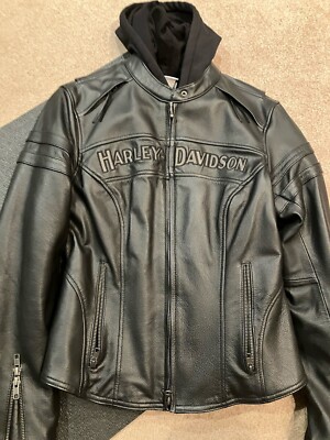 HARLEY-DAVIDSON® Miss Enthusiast 3-in-1 Leather Riding Jacket