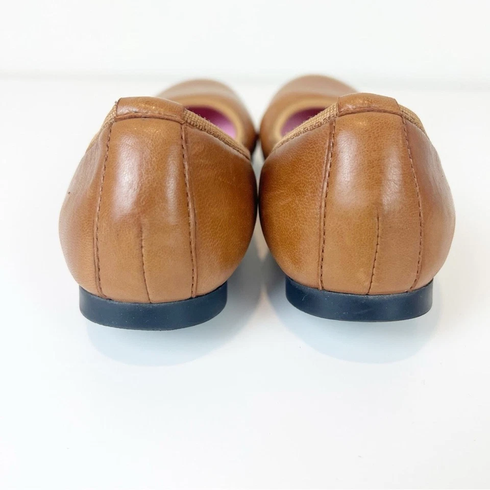 Женские коричневые кожаные балетки Robert Zur Lavgrazione размер 8,5 NN - Изображение 4 из 4