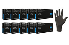 1000 Nitril Handschuhe schwarz puderfrei KFZ Friseur Küche S-XL