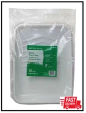 (10-Pack) 9 In. Paint Tray Liner for Metal and Plastic Roller Trays