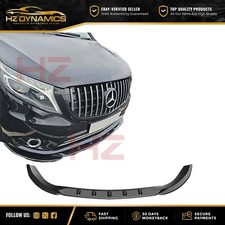 FRONTLIPPE SPLITTER GLANZ SCHWARZ F&Uuml;R MERCEDES BENZ VITO W447 2020-2023 UK