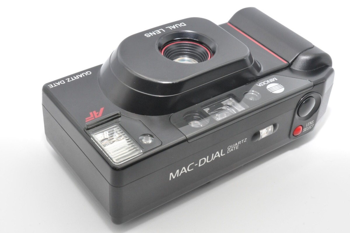 Near Mint】 Minolta MAC-DUAL QUARTZ DATE Point & Shoot Film