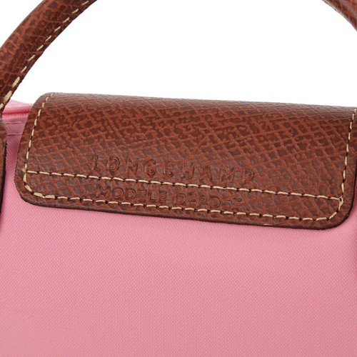 SALE LONGCHAMP Handle Pouch LE PLIAGE ORIGINAL Logo Charm Mini Size GUIMAUVE NEW - Picture 8 of 9