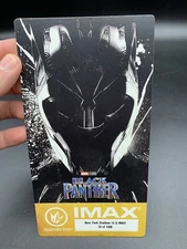 Marvel BLACK PANTHER IMAX Collectible Ticket Chadwick Boseman Limited 34/1,000