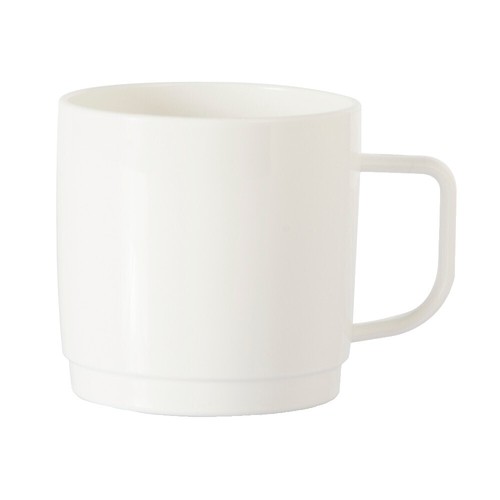 Get S12wec Shatterresistant Plastic Coffe Mug 12 Ounce White Mug set Of 4 |  eBay