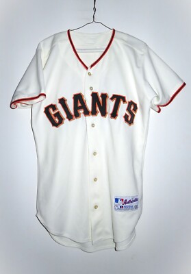 【極希少】MAJESTIC GIANTS SHINJO 5 ユニフォーム USA Russell Authentic San Francisco Giants Tsuyoshi Shinjo Double Knit