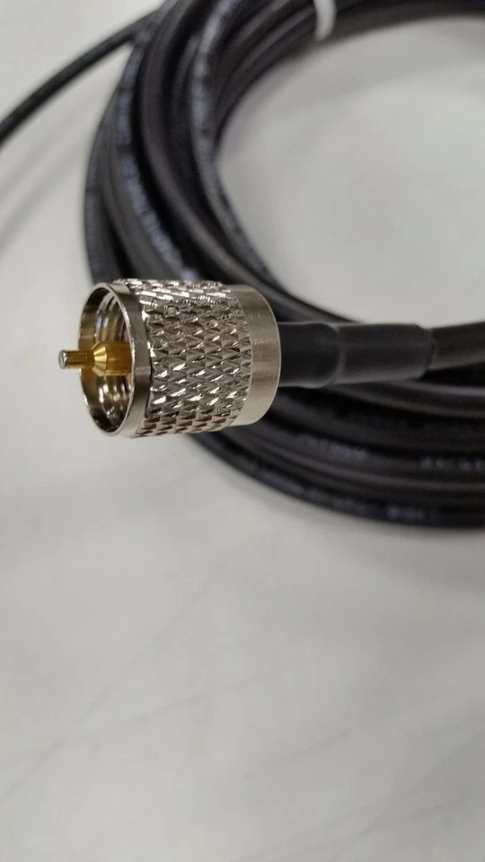 Cable de puente ultraflexible 12 pies LMR 240 PL259 a PL259 veces microondas  Foto 2 de 2