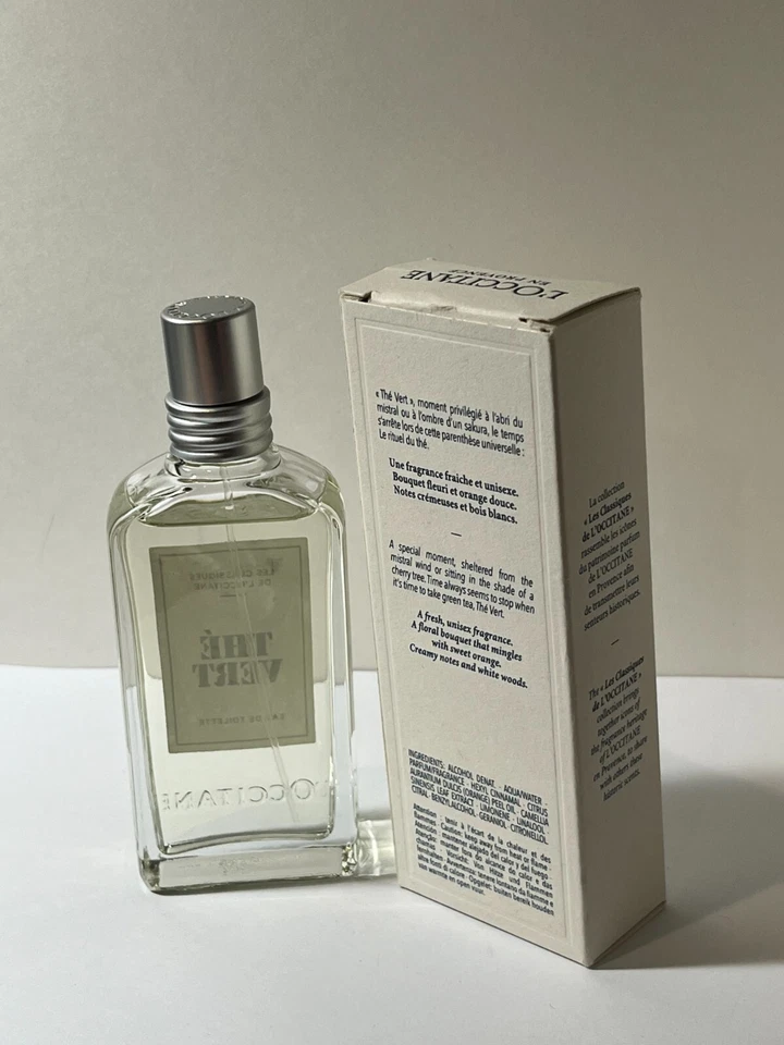 L'Occitane THE VERT Eau De Toilette 1,6 fl oz/50 ml Eau De Toilette spray novo na caixa  - Imagem 3 de 3