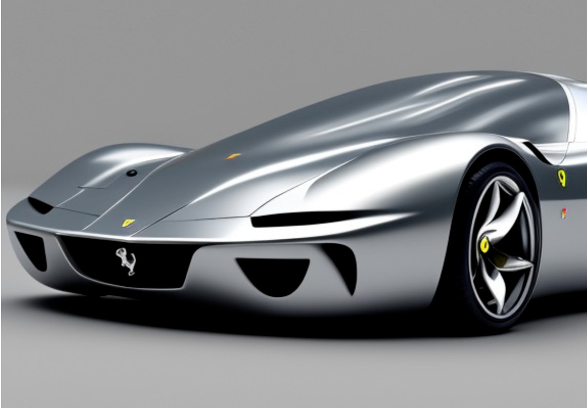 FERRARI Race Car Racing Hypercar Concept Custom Built LARGE 1:12SCALE MODEL