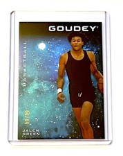 2021 Goodwin Champions Goudey Platinum Cosmic /99 Jalen Green #G20 Rookie RC