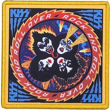 Kiss Patch Rock And Roll Over Album Cover Band Logo new Official Printed Iron On