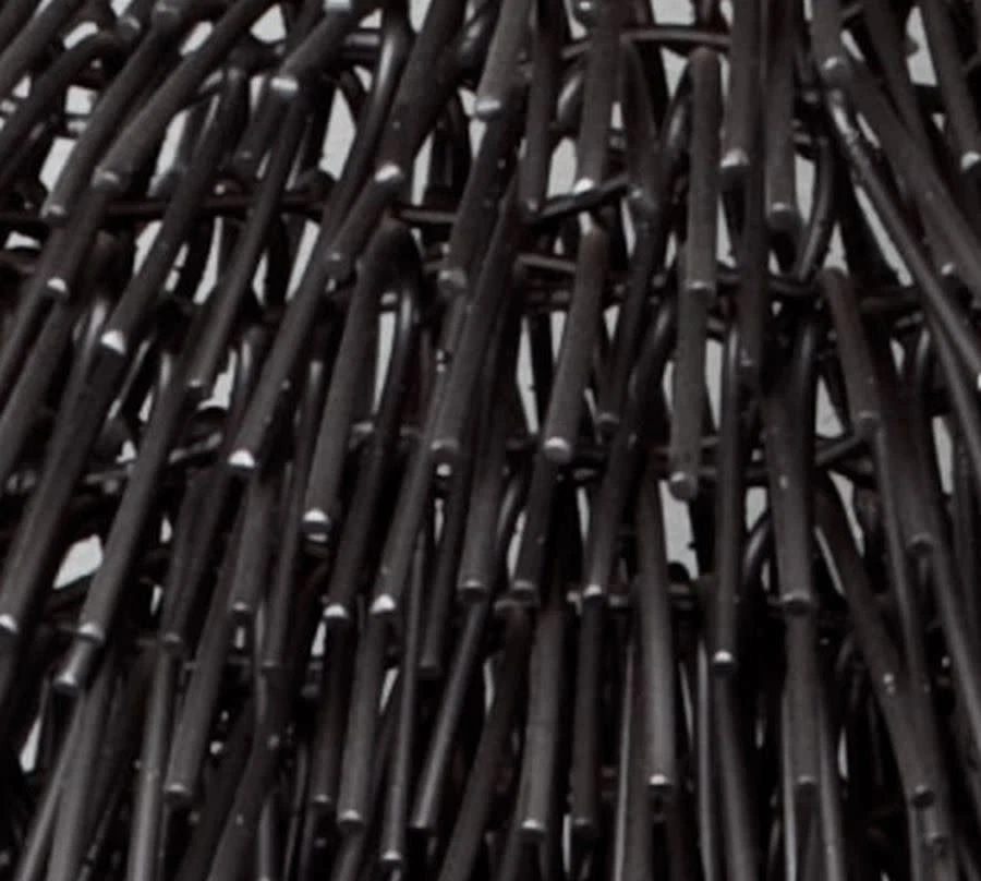 Mini colgante Varaluz 169M01 erizo blanco luz única 9"W Foto 2 de 4