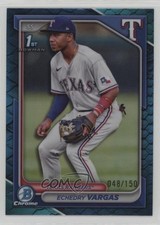 2024 Bowman Chrome Prospects Blue Reptilian Refractor 48/150 Echedry Vargas y8x