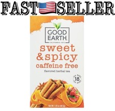 Good Earth Sweet  Spicy Herbal Tea, Caffeine Free, 18 Tea Bags