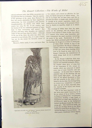 Old Rouart Miller Bergere Appuyee Son Baton Paysanne Lady Sitting Und