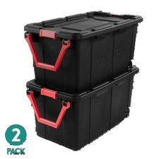 Extra Large Storage Bin, 40 Gallon Wheeled Plastic Storage Container with