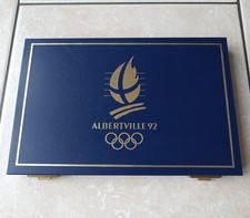 Coffret vide Monnaie de Paris Albertville 92 idéal pour 50 francs hercule argent