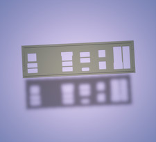 Msi Pro 760-VC Wifi, I/O Shield, 3D Printed, IO Backplate Black/White