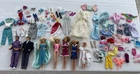 Vintage 1980's lot of Barbie and Ken dolls, plus Clothes and Accesssories