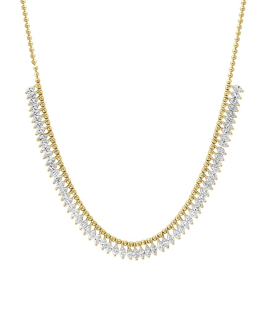 Женское колье Effy Fine Jewelry с бриллиантами, выращенными в лаборатории, 14 Карат весом 4,90 Карата.