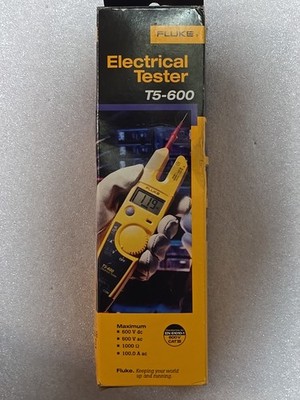 FLUKE T5-600 Clamp Continuity Current Electrical Tester Excellent Condition