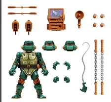 Super7 Teenage Mutant Ninja Turtles Ultimates Metalhead Michelangelo Figure 2024