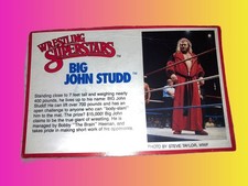 ACTION FIGURE CARD Big John Studd (1984 Series 1) LJN WWF WWE (Approx. 3 X 5)