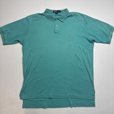 Polo Ralph Lauren Polo Shirt Mens Large Classic Fit Purple Pony Short Sleeve