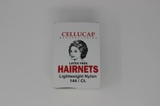 Cellucap HN-500 Dark Brown Lightweight Nylon Hair Nets  144/Pack